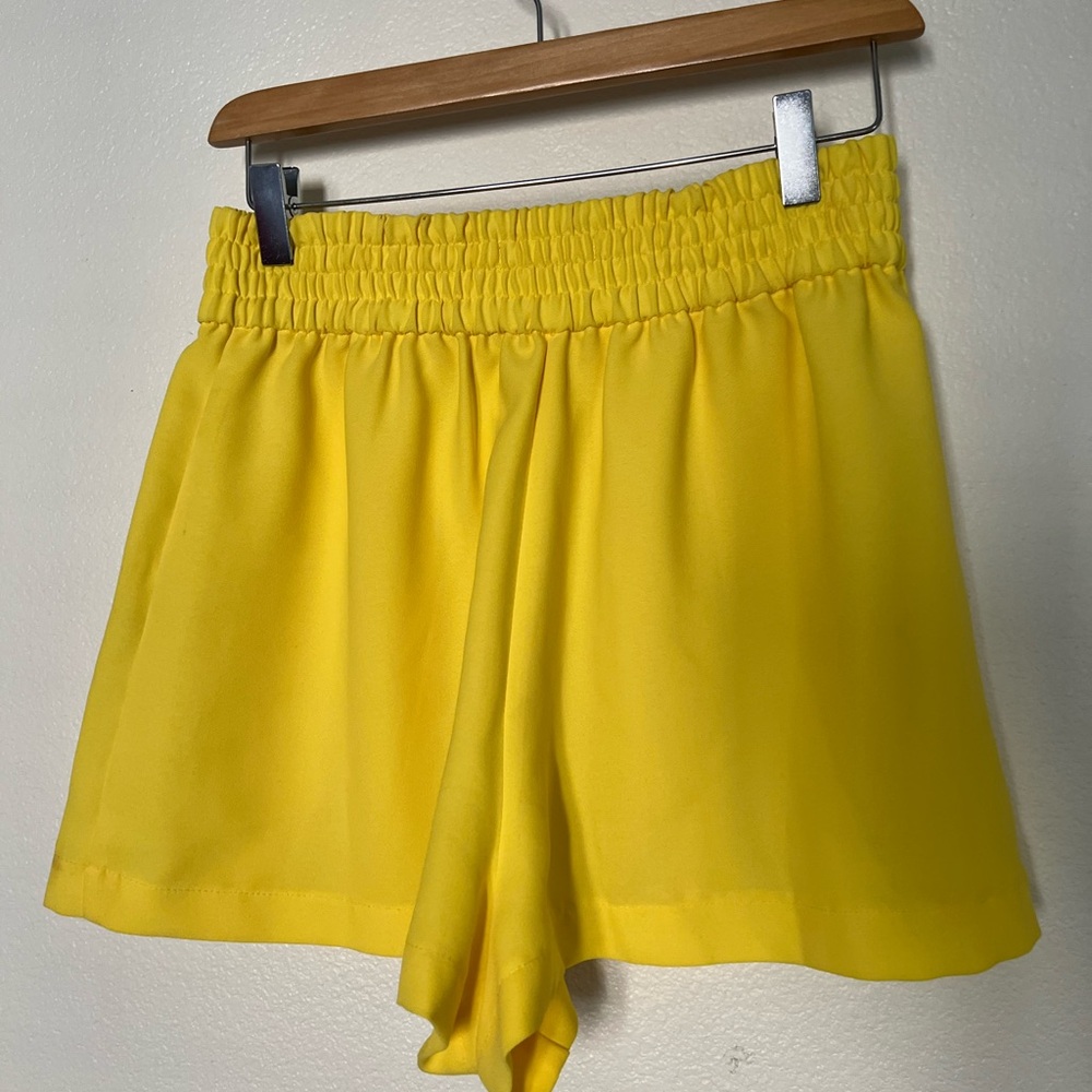 Yellow Women's Shorts